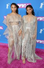 CHLOE and HALLE BAILEY at MTV Video Music Awards in New York 08/20/2018
