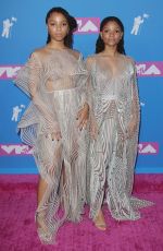 CHLOE and HALLE BAILEY at MTV Video Music Awards in New York 08/20/2018