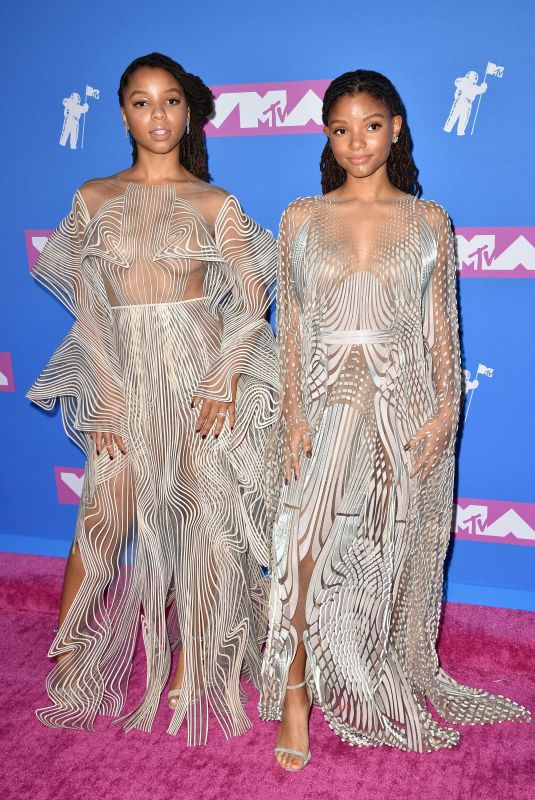 CHLOE and HALLE BAILEY at MTV Video Music Awards in New York 08/20/2018