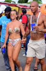 CHLOE GREEN in Bikini at Carnival in Barbados 08/07/2018