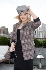 CHLOE MORETZ at an Intimate Oculus VR Dinner in New York 07/31/2018