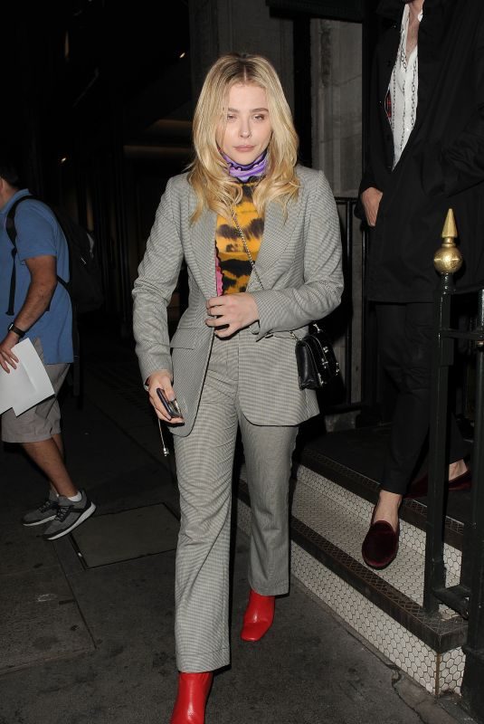CHLOE MORETZ at Gymkhana Restaurant in Mayfair 08/21/2018