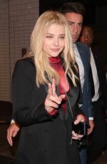 CHLOE MORETZ at Sexy Fish Restaurant in London 08/22/2018