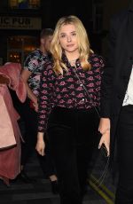 CHLOE MORETZ Leaves One Show in London 08/21/2018