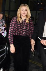 CHLOE MORETZ Leaves One Show in London 08/21/2018