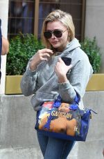 CHLOE MORETZ Out and About in London 08/23/2018