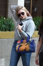 CHLOE MORETZ Out and About in London 08/23/2018