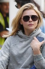 CHLOE MORETZ Out and About in London 08/23/2018