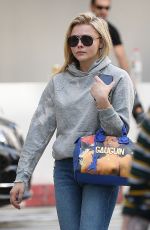 CHLOE MORETZ Out and About in London 08/23/2018