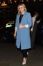 CHLOE MORETZ Out and About in London 08/28/2018