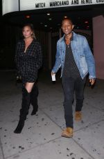 CHRISSY TEIGEN at Quarters Korean BBQ in Los Angeles 08/19/2018
