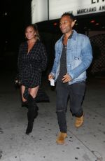 CHRISSY TEIGEN at Quarters Korean BBQ in Los Angeles 08/19/2018