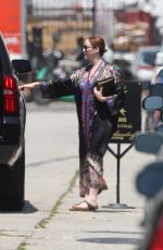 CHRISTINA HENDRICKS Out in Los Angeles 08/16/2018