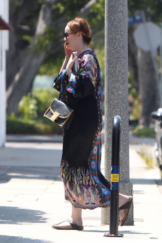 CHRISTINA HENDRICKS Out in Los Angeles 08/16/2018