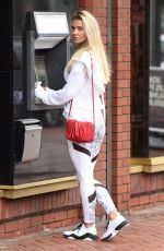 CHRISTINE MCGUINNES Leaves a Gym in Wilmslow Cheshire 08/13/2018