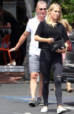 CLAIRE HOLT Out for Lunch in West Hollywood 08/20/2018