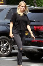 CLAIRE HOLT Out for Lunch in West Hollywood 08/20/2018