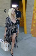 COURTNEY STODDEN Filming for Her New Show for Amazon Prime 08/27/2018