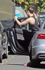 DAISY RIDLEY Leaves Bodyism in London 08/09/2018