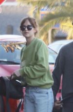 DAKOTA JOHNSON and Chris Martin Out for Dinner in Santa Monica 08/18/2018