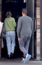 DAKOTA JOHNSON and Chris Martin Out for Dinner in Santa Monica 08/18/2018