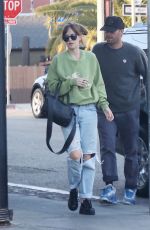 DAKOTA JOHNSON and Chris Martin Out for Dinner in Santa Monica 08/18/2018