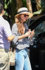 DAKOTA JOHNSON Leaves Sunset Tower in Los Angeles 08/22/2018