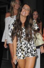 DANI DYER at Savage Garden Restaurant in London 08/10/2018