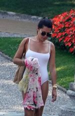 DANIELLE BUX in Swimsuit Out in Como Lake 08/03/2018