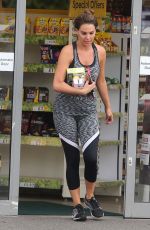 DANIELLE LLOYD Heading to a Gym in Birmingham 08/14/2018