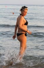 DANNIELLA WESTBROOK in Bikini on the Beach in Spain 08/06/2018