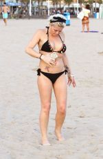 DANNIELLA WESTBROOK in Bikini on the Beach in Spain 08/06/2018