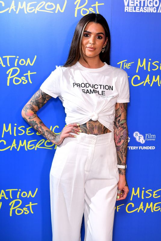 DARYLLE SARGEANT at The Miseducation of Cameron Post Screening in London 08/22/2018