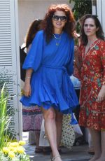 DEBRA MESSING at Day of Indulgence Party in Los Angeles 08/12/2018