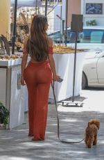 DEMI ROSE MAWBY Out with Her Dog in Ibiza 08/08/2018