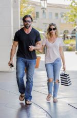 DENISE RICHARDS and Aaron Phypers Out in Calabasas 08/14/2018