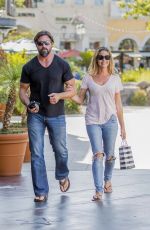 DENISE RICHARDS and Aaron Phypers Out in Calabasas 08/14/2018