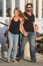 DENISE RICHARDS on the Set of Real Housewives of Beverly Hills in Malibu 08/28/2018