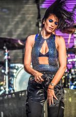 DUA LIPA Performs at a Festival in Belgium 08/16/2018