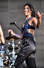 DUA LIPA Performs at a Festival in Belgium 08/16/2018