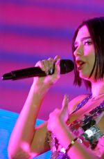 DUA LIPA Performs at Sziget Festival 2018 in Budapest 08/12/2018