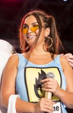 ELETTRA LAMBORGHINI Performs at a Concert in Riccione 08/23/2018