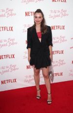 EMILIJA BARANAC at To All the Boys I’ve Loved Before Screening in Los Angeles 08/16/2018