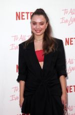 EMILIJA BARANAC at To All the Boys I’ve Loved Before Screening in Los Angeles 08/16/2018