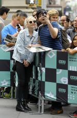 EMILY KINNEY Arrives at Build Series in New York 08/21/2018
