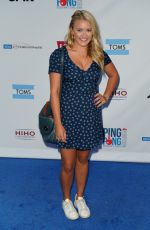 EMILY OSMENT at 6th Annual Ping Pong 4 Purpose in Los Angeles 08/23/2018