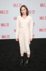 EMILY SKEGGS at Mile 22 Premiere in Los Angeles 08/09/2018