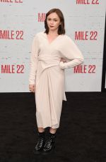 EMILY SKEGGS at Mile 22 Premiere in Los Angeles 08/09/2018