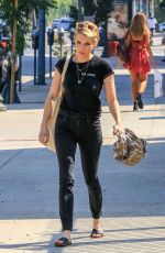 EMMA ROBERTS Out in West Hollywood 08/25/2018