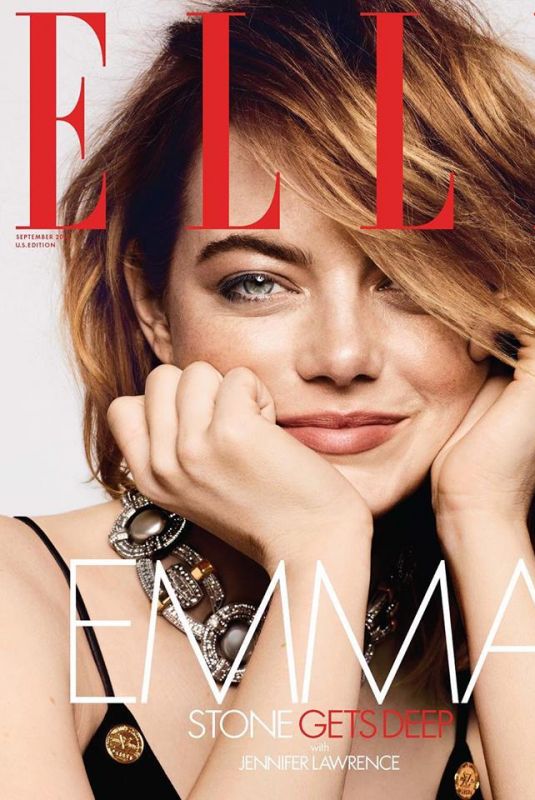 EMMA STONE for Elle Magazine, September 2018